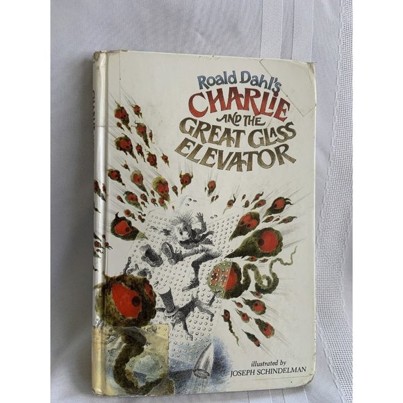 Charlie and the Great Glass Elevator Roald Dahl Hb Willy Wonka - Picture 1 of 10
